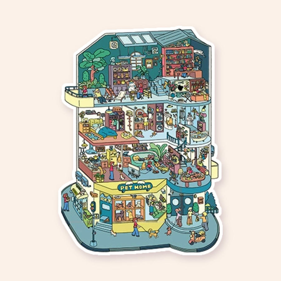 Scene sticker: A Doggy's Day Out