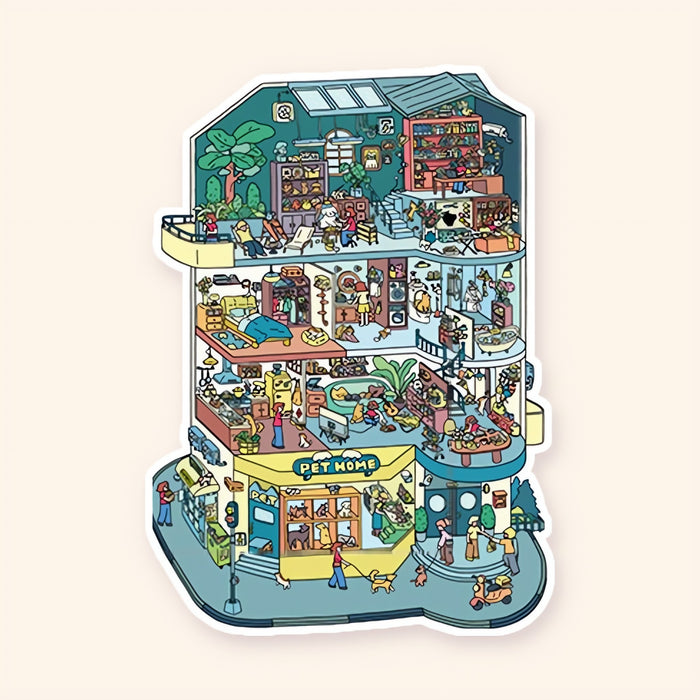 A Doggy's Day Out after: finished sticker scene
