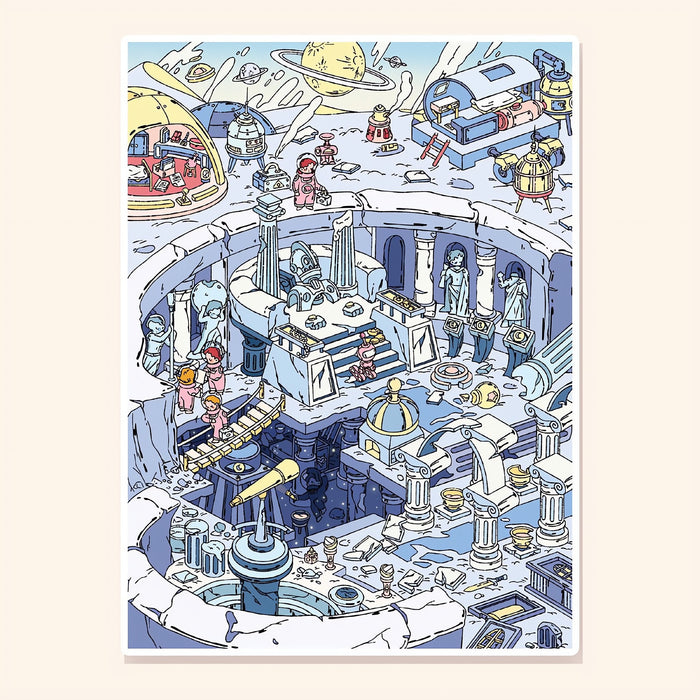 Azure Moon Ruins finished scene, included in Panorama Set: Storybook Skies