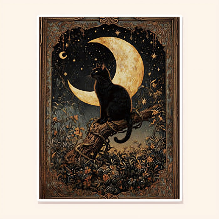 Crescent Moon Cat finished scene, included in Panorama Set: Cat Chronicles