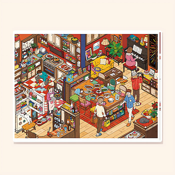 Extrovert's Dinner Party finished scene, included in Scene Set: Personality Homes