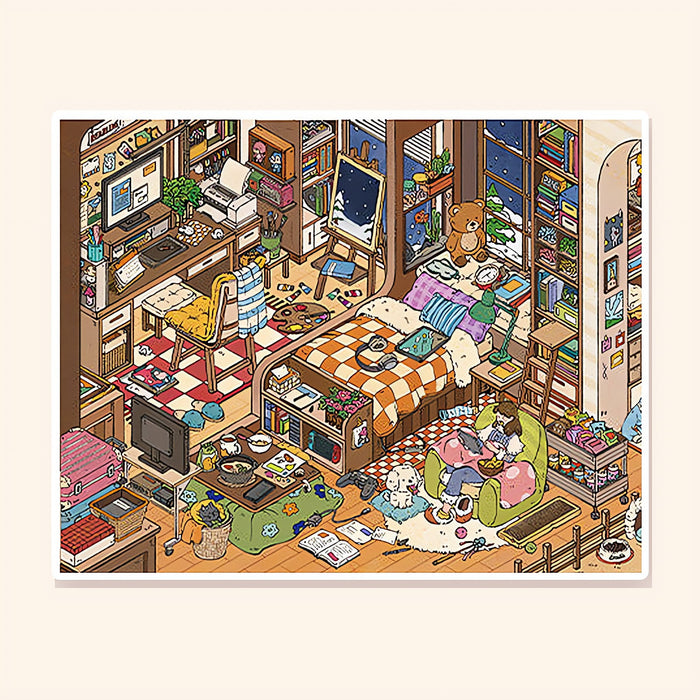 Free Spirit's Nook finished scene, included in Scene Set: Personality Homes