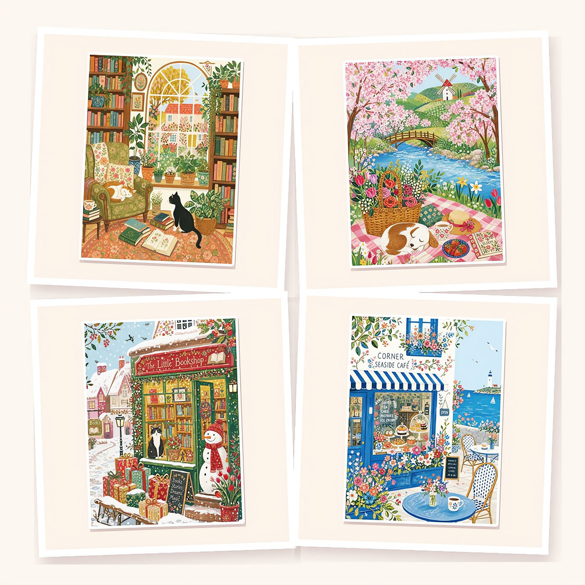 Classic Set: Blossom Journeys: the 4 finished scenes in this set