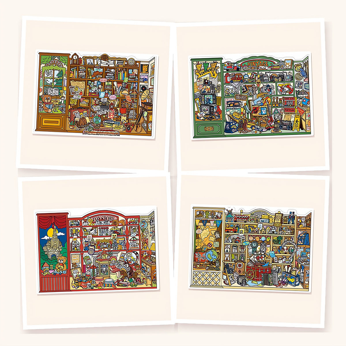 Classic Set: Open Today: the 4 finished scenes in this set