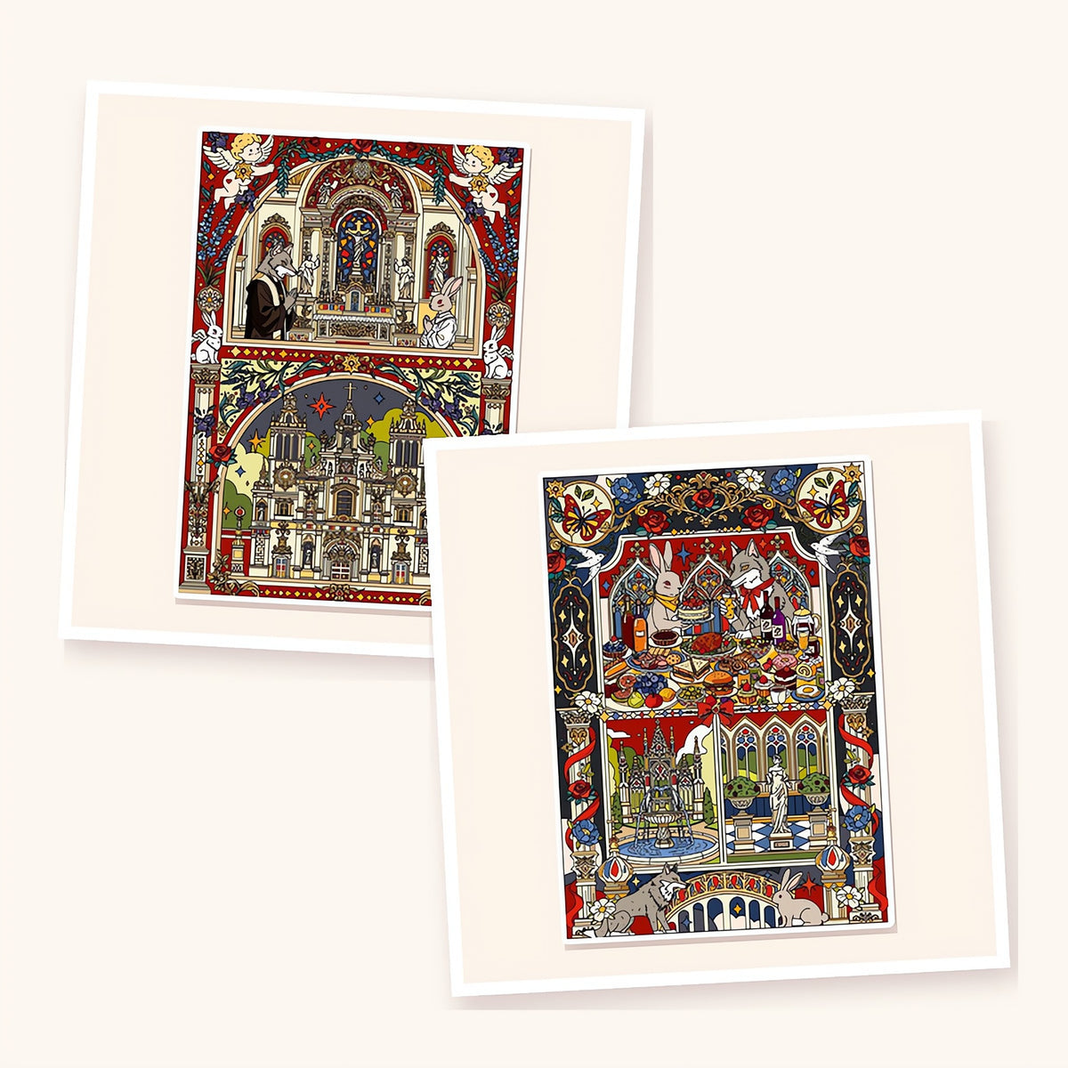 Panorama Set: Fairytale Kaleidoscope: the 2 finished scenes in this set