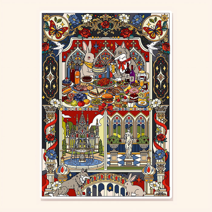 The Last Banquet finished scene, included in Panorama Set: Fairytale Kaleidoscope