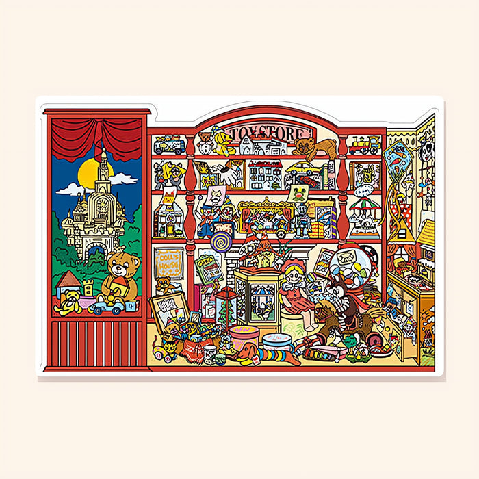 The Toy Parlor finished scene, included in Classic Set: Open Today