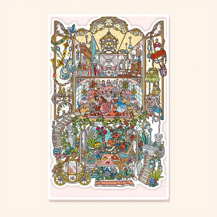 The Vanished Ballroom finished scene, included in Scene Set: Grand Cabinets