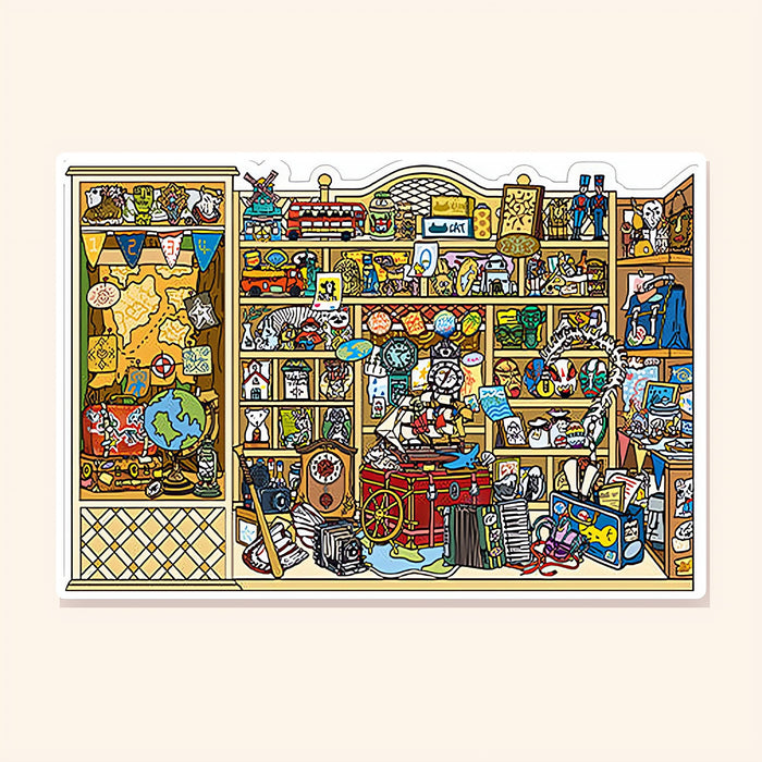 Traveler's Souvenir Shop finished scene, included in Classic Set: Open Today