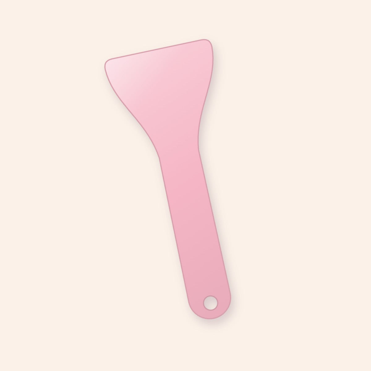 Pink pastel sticker scraper